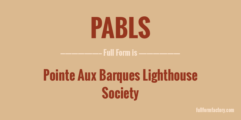 pabls-full-form