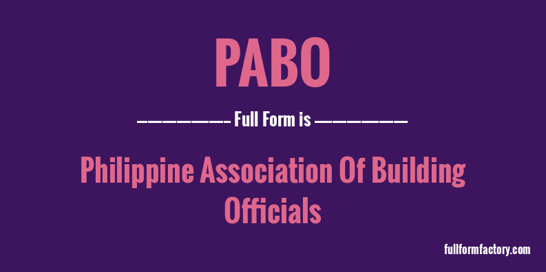 pabo-full-form