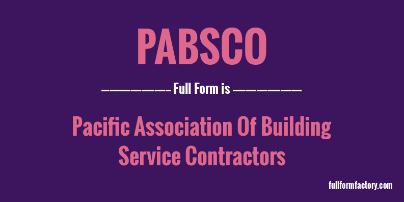 pabsco-full-form