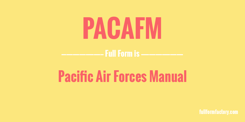 pacafm-full-form