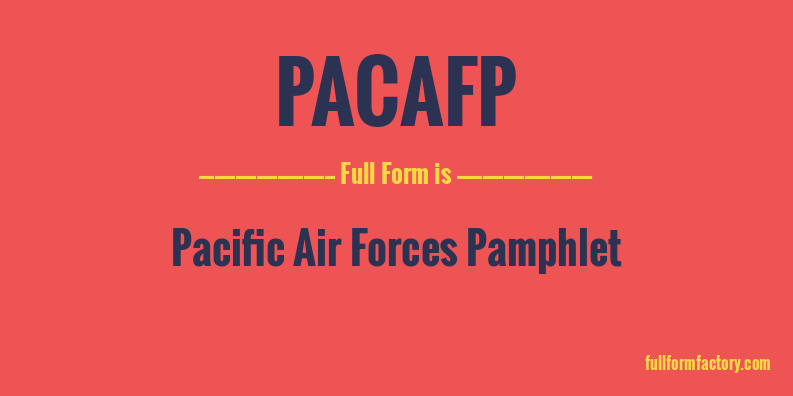 pacafp-full-form