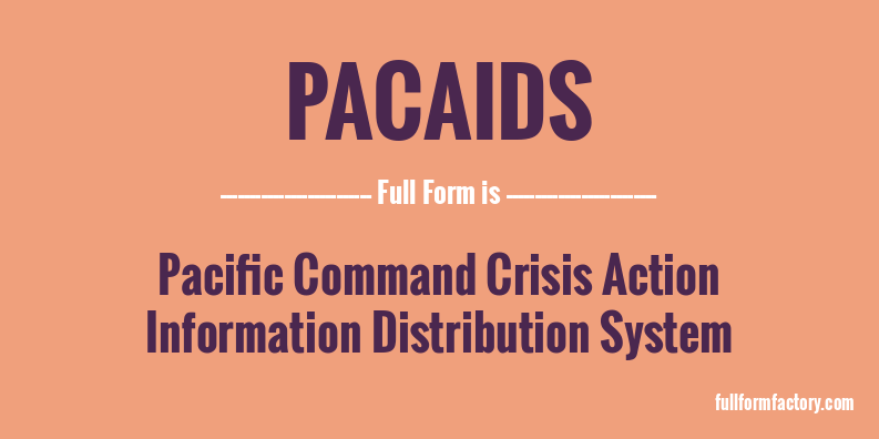 pacaids-full-form