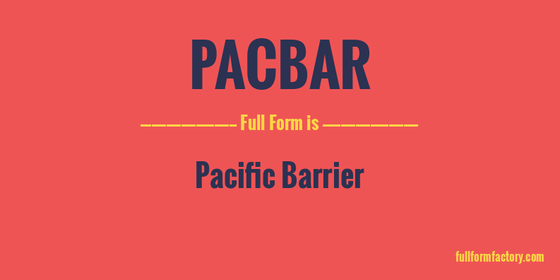 pacbar-full-form