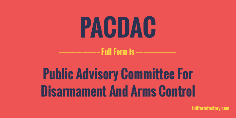 pacdac-full-form
