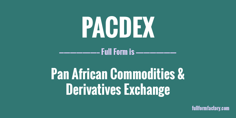 pacdex-full-form