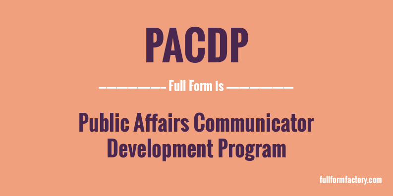 pacdp-full-form