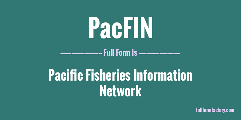 pacfin-full-form
