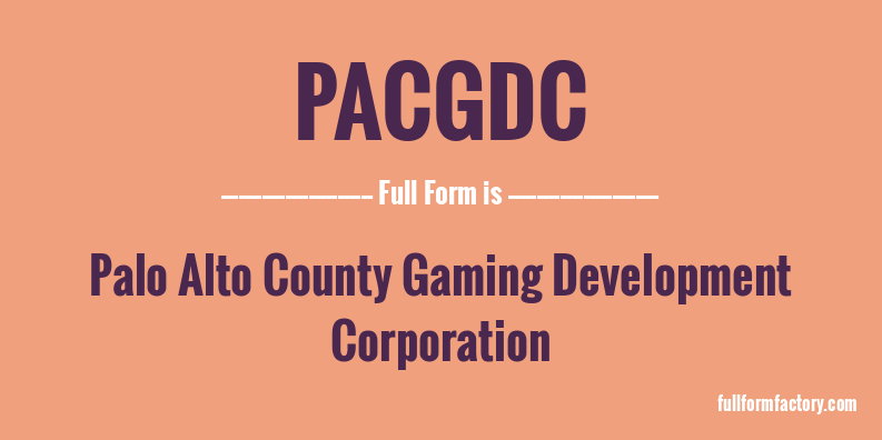 pacgdc-full-form