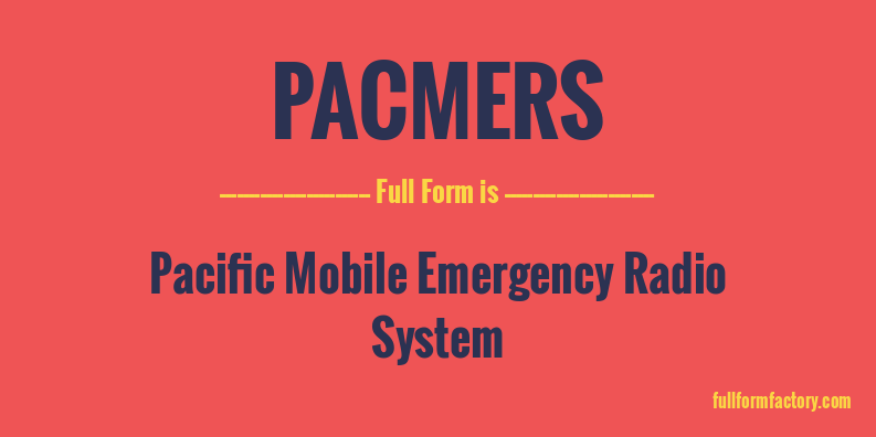 pacmers-full-form