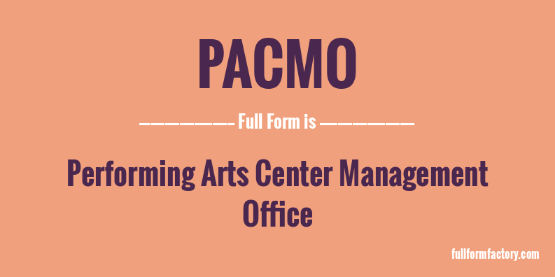 pacmo-full-form