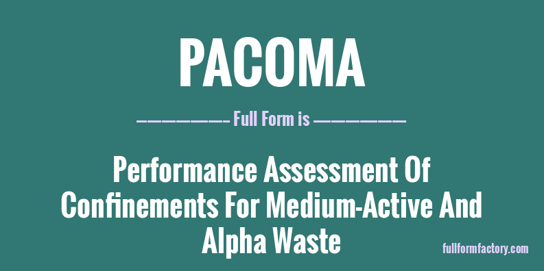 pacoma-full-form