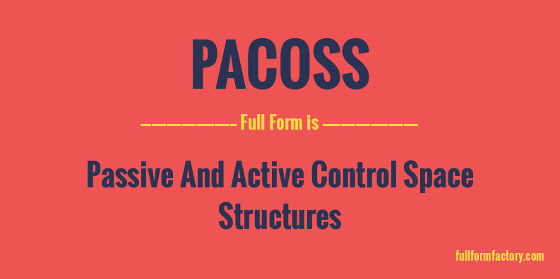 pacoss-full-form
