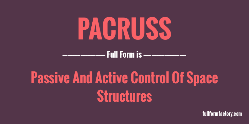 pacruss-full-form