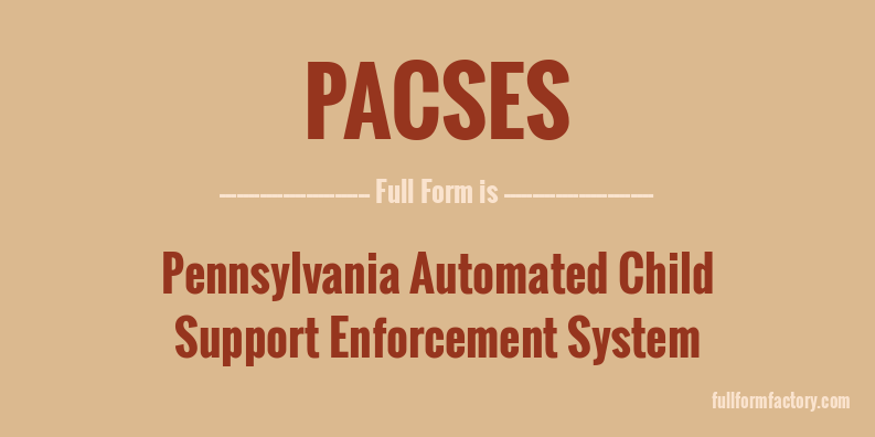 pacses-full-form