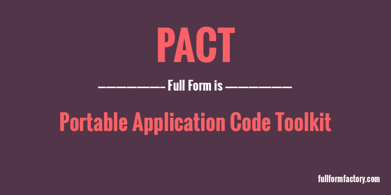 pact-full-form