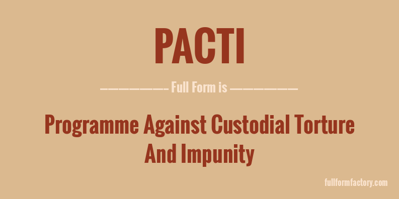 pacti-full-form