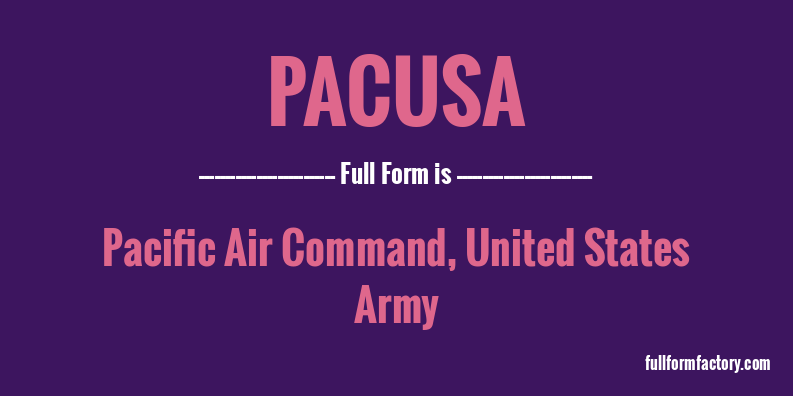 pacusa-full-form