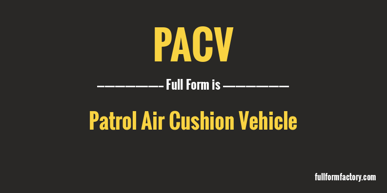 pacv-full-form