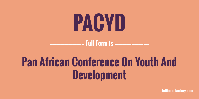 pacyd-full-form