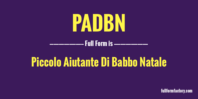 padbn-full-form