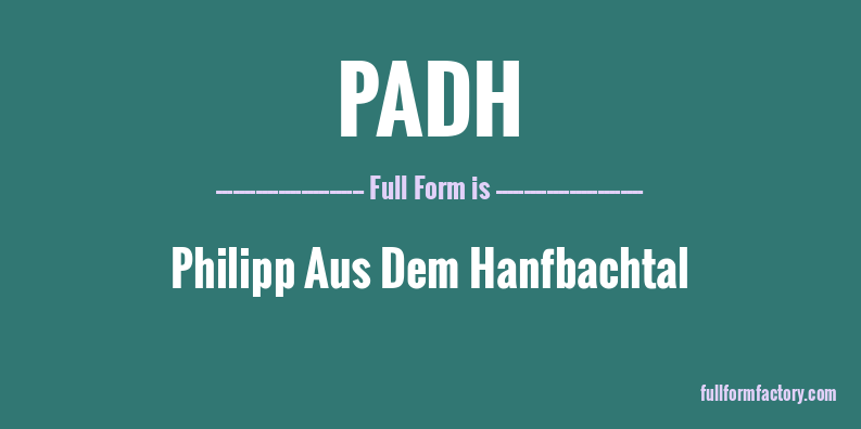 padh-full-form