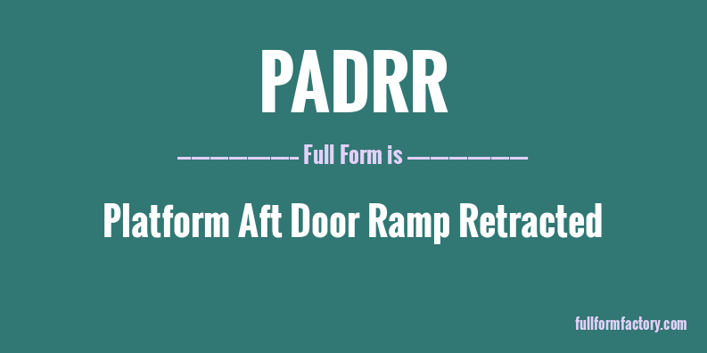 padrr-full-form