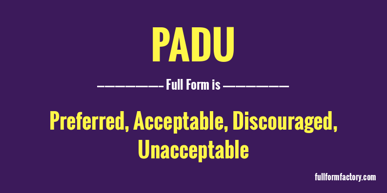padu-full-form