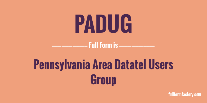 padug-full-form