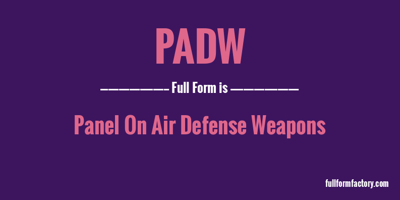 padw-full-form