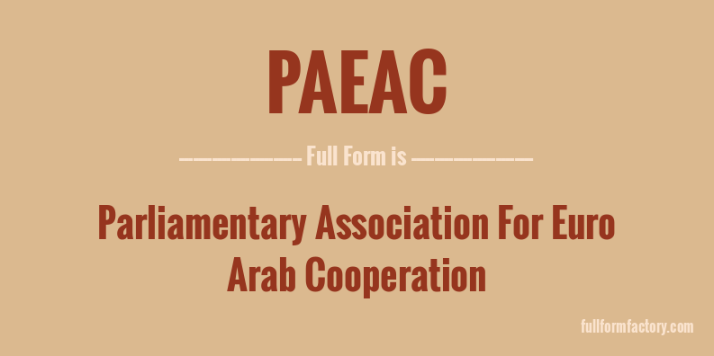 paeac-full-form