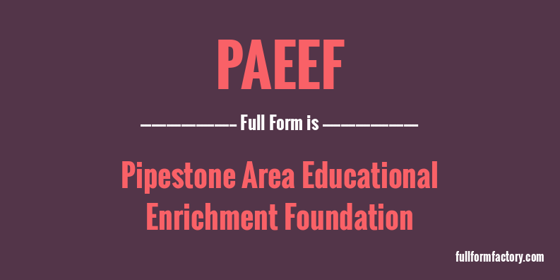 paeef-full-form