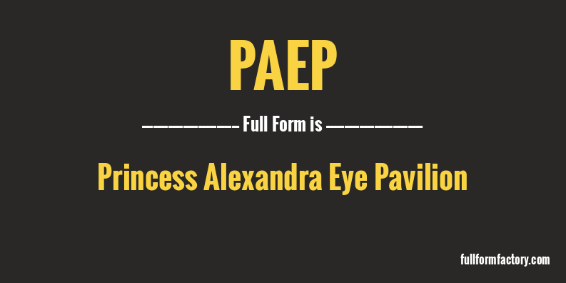 paep-full-form