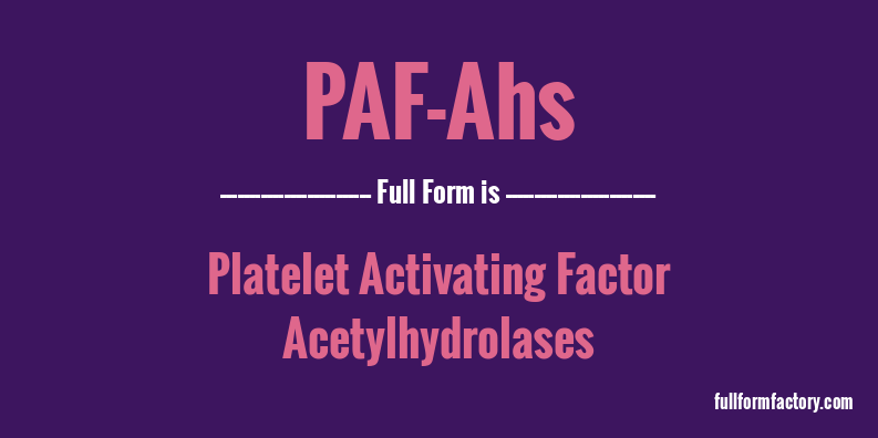 paf-ahs-full-form