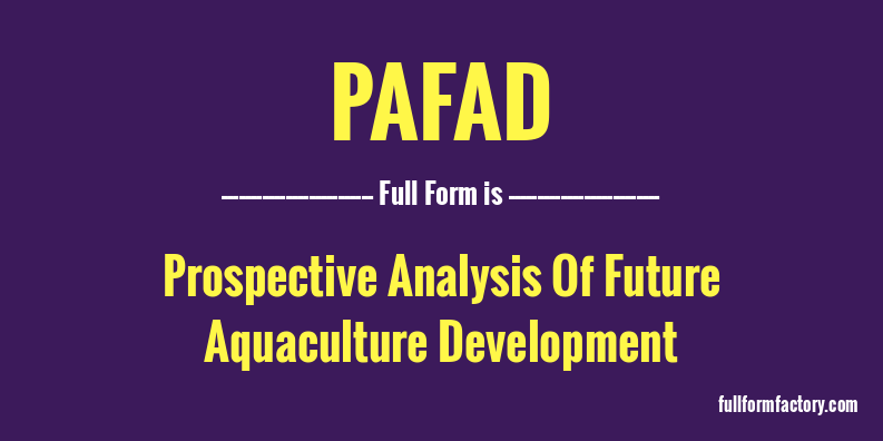 pafad-full-form