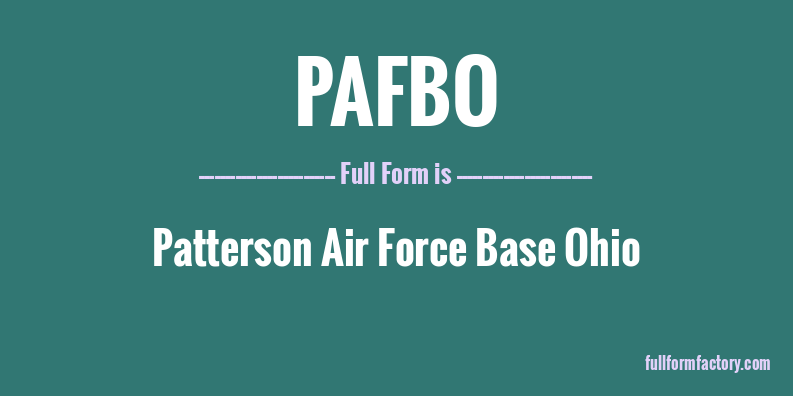 pafbo-full-form