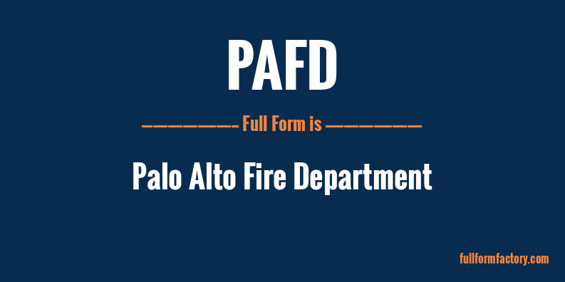 pafd-full-form