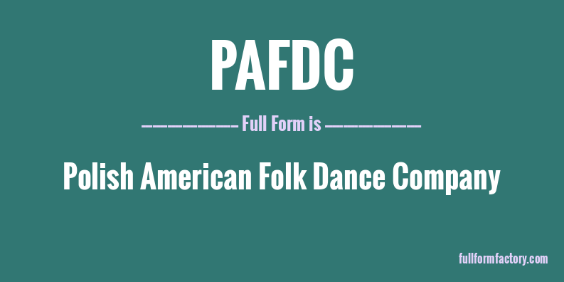 pafdc-full-form