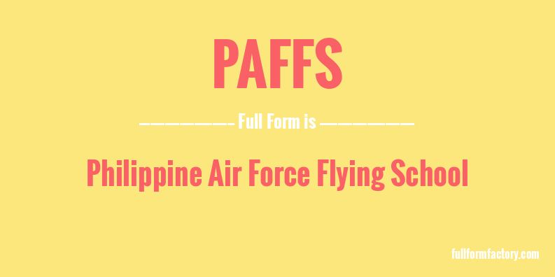 paffs-full-form