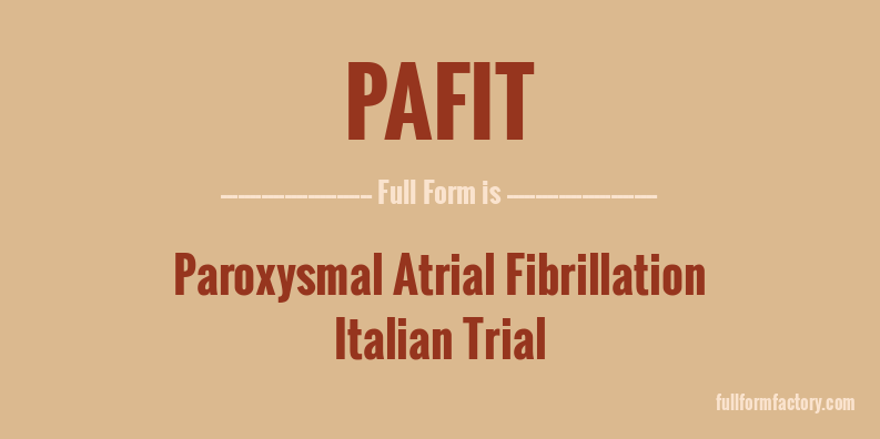 pafit-full-form