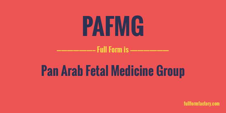 pafmg-full-form
