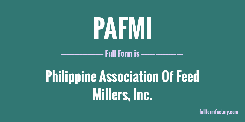 pafmi-full-form