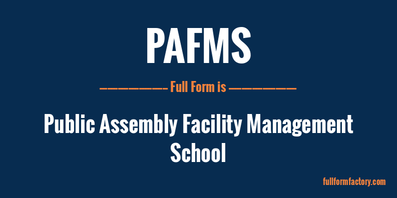 pafms-full-form