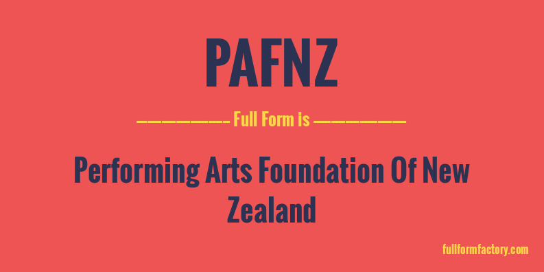 pafnz-full-form