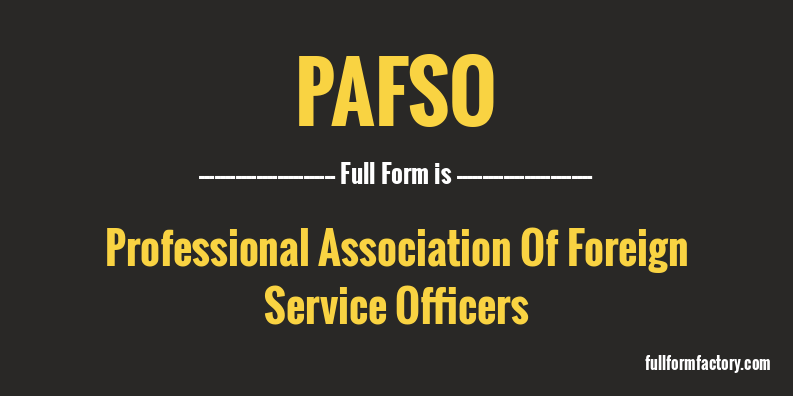 pafso-full-form