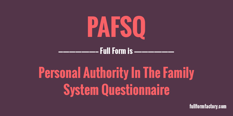 pafsq-full-form