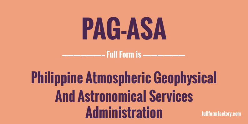 pag-asa-full-form