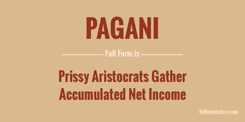 pagani-full-form