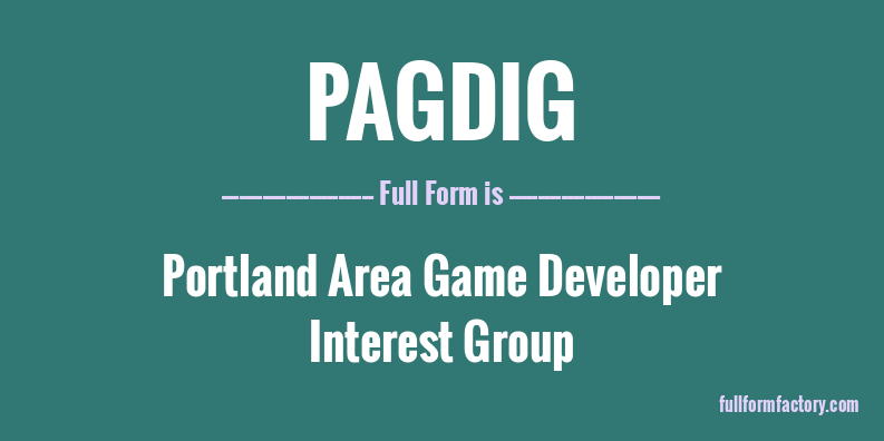 pagdig-full-form