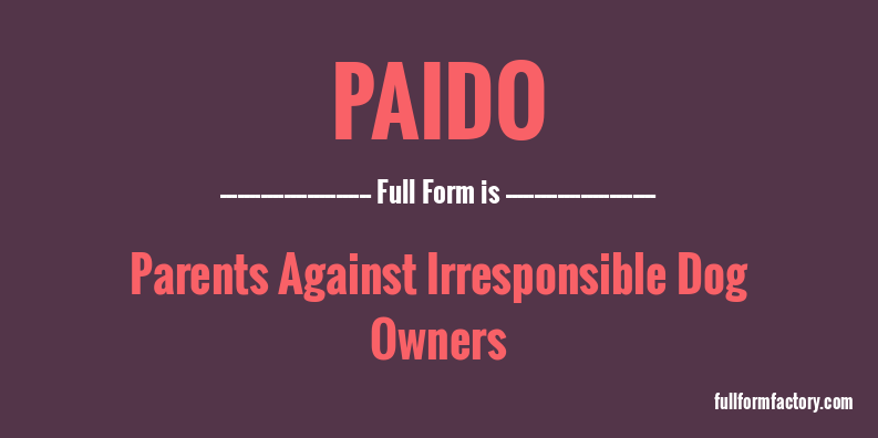 paido-full-form