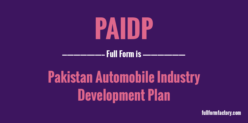 paidp-full-form